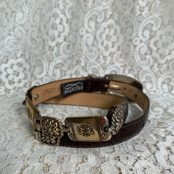 Vintage Brighton leather brown belt
